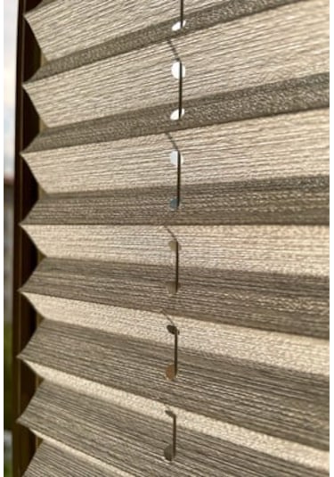 As Perde Keten Plise Perde Cam Balkon Pvc Uyumlu