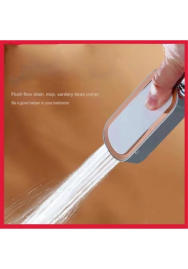 Çoklu Ayarlı, 3,5 İnç, 6 Mod, 2 Püskürtme Desenli, Kolay Kurulumlu Dayanıklı El Duş Başlığınot B Diğer