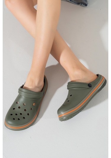 Carlaverde Doktor Hemşire Aşcı Havuz Günlük Comfort Terlik 5001 Hakı Haki