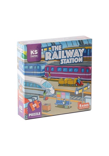 Prs 32712 The Railway Station Pre School Puzzle -Ks Puzzle
