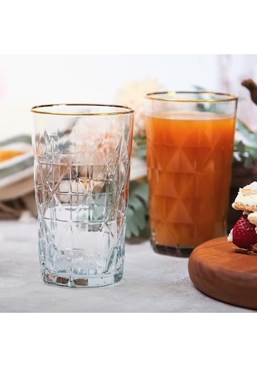 Lav Keo377 Altın Şıklığı 3lü Meşrubat Bardağı