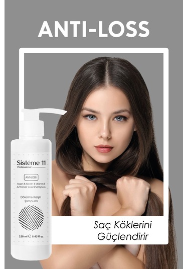 Sisteme 11 Dökülme Karşıtı Şampuan 250 Ml Dökülen