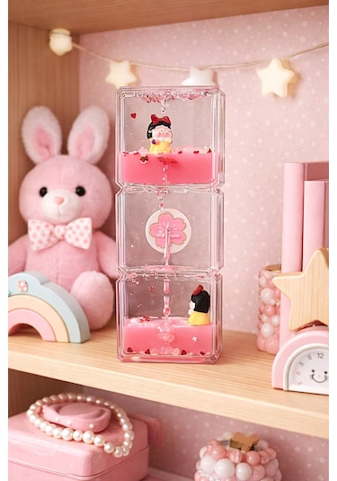 Mini Masal Şelalesi - Pembe Kız- Hediyelik Obje