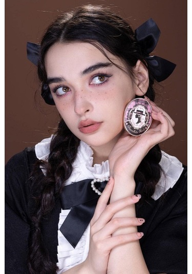 Flower Knows Chocolate Wonder-shop Embossed Blush Lüks Pudra Allık 04 Antique Doll