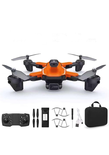4 Kanatlı Optik Akış Katlanabilir Çantalı Drone Seti Kameralı