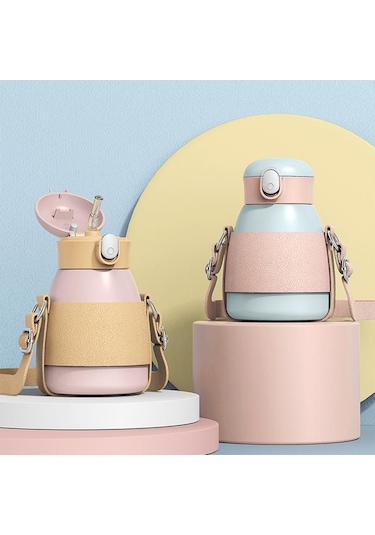 Suntek Spor Yetişkin Çocuklar Için Pipetli Vakum Yalıtım Mavi