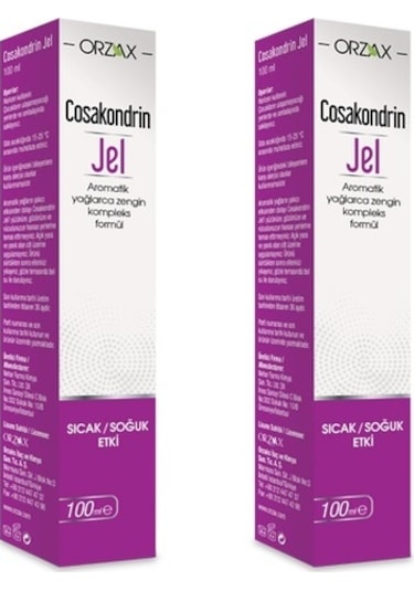 2 Kutu Cosakondrin Jel 100 ML