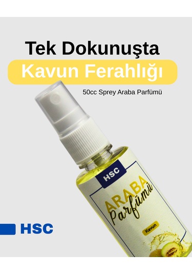 Kavun Araba Parfümü 50cc Sprey Ferahlatıcı Taşınabilir Araç Kokusu 50 ML