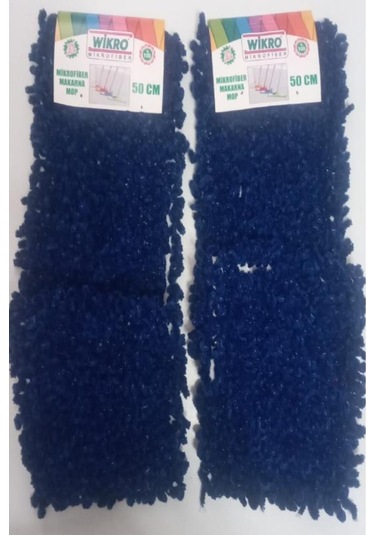 Wikro 3 Adet Mikrofiber Makarna Mop 50 Cm