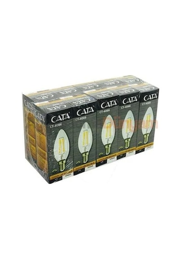 Cata Ct-4066 10 Adet Günışığı Rustik Led Buji Ampul 4w