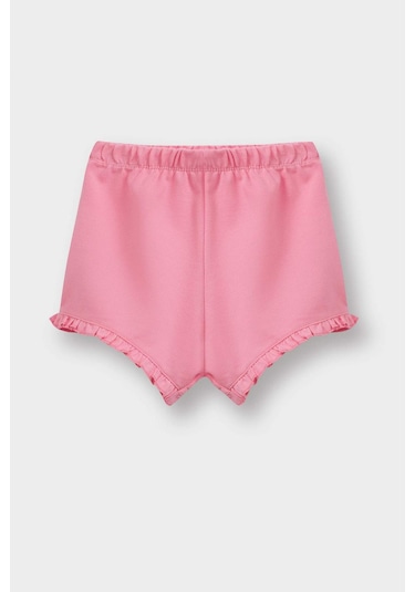 Defacto Kız Bebek Beli Lastikli Pike Şort C1454a525smpn164 Pembe