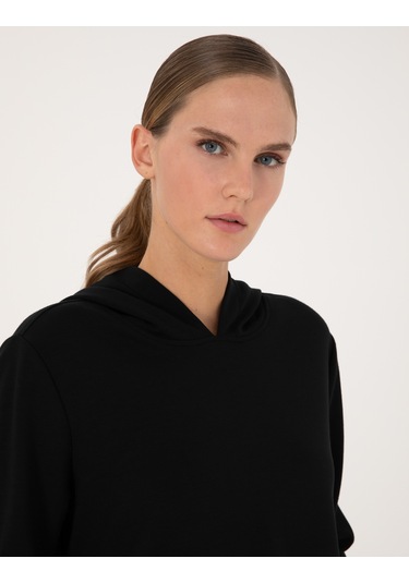 Pierre Cardin Kadın Siyah Sweatshirt 50314972-vr046 Siyah