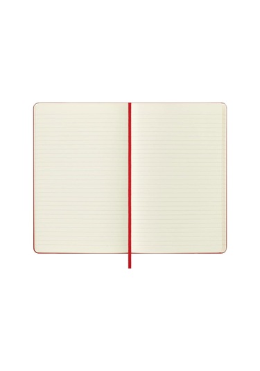 Moleskine Çizgili Kırmızı Defter Sert Kapak