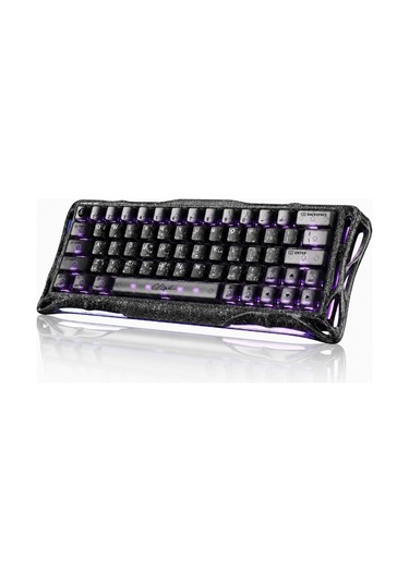 Gravastar Mercury V60 Pro Manyetik Switch Gaming Klavye, Kablolu, İngilizce Q, Cyber Frost Black