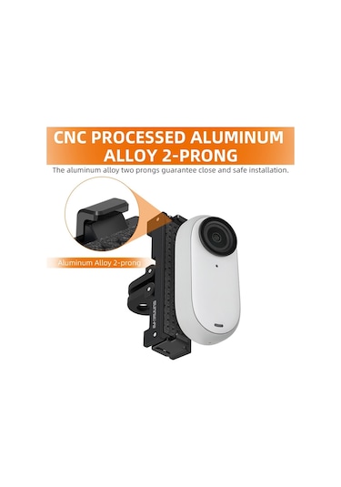 Insta360 İçin Sunnylife Ist-ad692 Go 3 Action Camera Montaj Manyetik Adaptör Bağlantı Taban Siyah