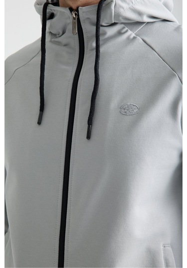 Shooter Sportswear Elit Class Füme Erkek Eşofman Takımı Mevsimlik Kapüşonlu Manşetli Rahat Kalıp Gri