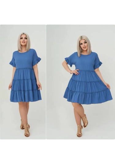 Princesse Büyük Beden Pamuklu Elbis 444599735