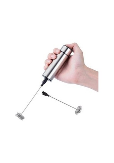 Yasammerkezi Elektrikli Süt Köpürtücü 2 Çırpma El Süt Köpürtücü Mutfak Mikseri Cappuccino Kahve Yumurta Çırp Ahşap