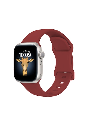 Apple Uyumlu  Watch Series 1/2/3 38mm Yumuşak Hafif Silikon Kordon Kayış