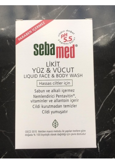 Sebamed Likit Yüz ve Vücut Temizleyici 200 ML