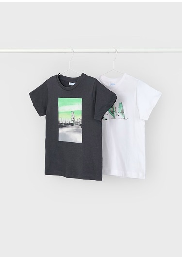 Mayoral Erkek Çocuk 2'li T-shirt 3049m Antrasit