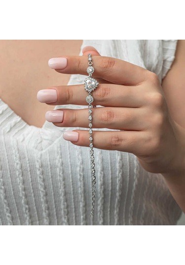 Blackcraft 925 Ayar Gümüş Kalpli Su Yolu Kadın Bileklik Bc-052bc2 Renkli