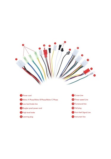 Pazly 36v-48v 350w Elektrikli Bisiklet Ve Scooter İçin Fırçasız Dc Motor Hız Kontrol Regülatörü