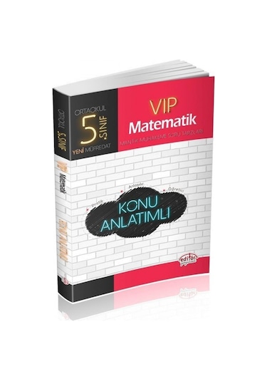 Editör 5. Sınıf Vıp Matematik Konu Anlatımlı