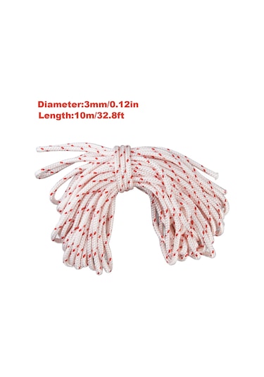 Springsun 10m Nilon Başlatma Teli Makaslı Çim Biçme Makinası Yedek Parçası