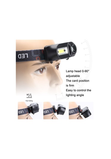 Sones E-smerter Usb Şarjlı Far Dış Mekan Acil Durum Farı, Stil: Kx1804 Renkli Kutulu Çok Renkli