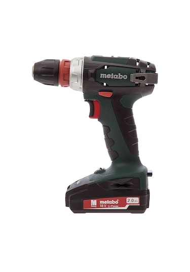 Metabo Bs 18 Quick 18V 2.0 Ah Li-ion Çift Akülü Darbesiz Vidalama