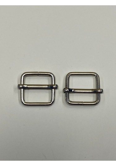 Çanta Sürgüsü / Ayar Tokası / 2 Li Set / 2 Cm Gümüş Renkli Çok Renkli