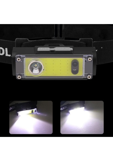 Led Far Xp-g Q5 Mini Usb Şarj Edilebilir Far Hafif Taşınabilir Kafa El Feneri Lambası Beyaz Ve Kırmızı Işık Package E Çok Renkli