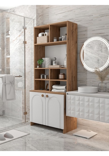 Bohem Çok Amaçlı Banyo Dolabı Mdf Kapak - N Model N Model