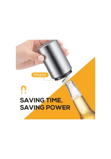 Premium Bira Şişe Açacağı, Paslanmaz Çelik, Otomatik Şarap Barmen Aracı, Basın Ve Patlatma Kapağı Açık, İçilebilir, Zarar Vermez, Mutfak Ev Bar Restoran Ev Aletleri İçin Hızlı Açılan Kapak