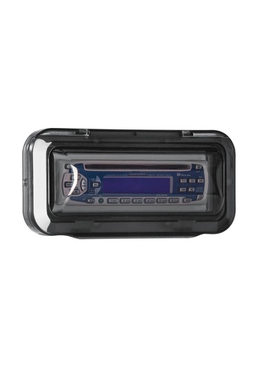 Univ.Case Cover F/ Radio/Cd Curved Smoked Transparent