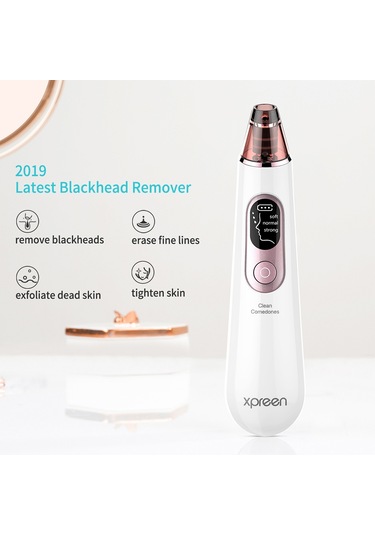 Sones Xpreen Şarj Edilebilir Gözenek Temizleyici Ev Yüz Güzellik Cihazı Led Ekran Ve 4 Prob İle