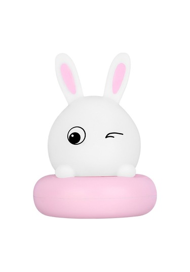 Cbtx Sevimli Şekil Silikon Dokunmatik Gece Lambası  - Pembe