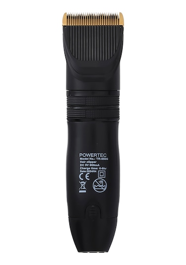 Powertec TR-6500 Şarjlı Saç Sakal Tıraş  Makinesi Kahverengi - Siyah