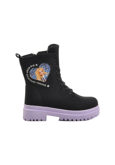 Walkway Leonis F Siyah-lila Çocuk Bot Siyah - Lila