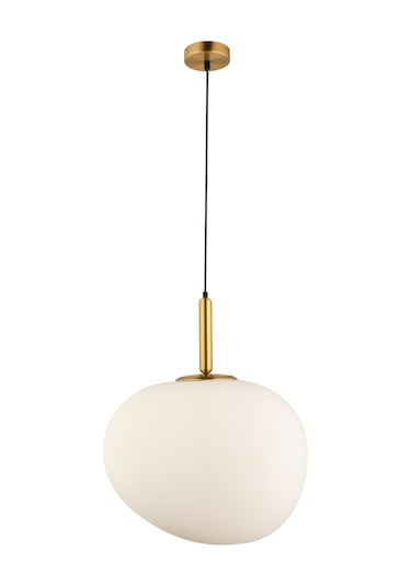 Lampaluce Modern Tasarımlar Opaco Tekli Sarkıt 47cm Eskitme