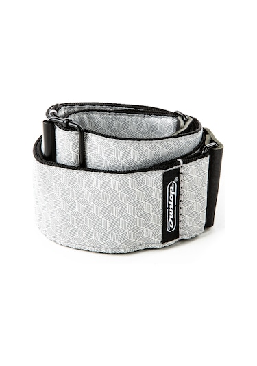 Jim Dunlop D6712 Jacquard Cube Hatch Light Grey Gitar Askısı
