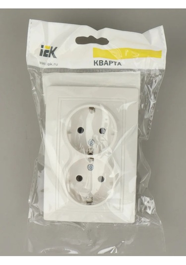 Iek Beyaz Topraklamalı Çiftli Dahili Priz 335665888 Kvarta