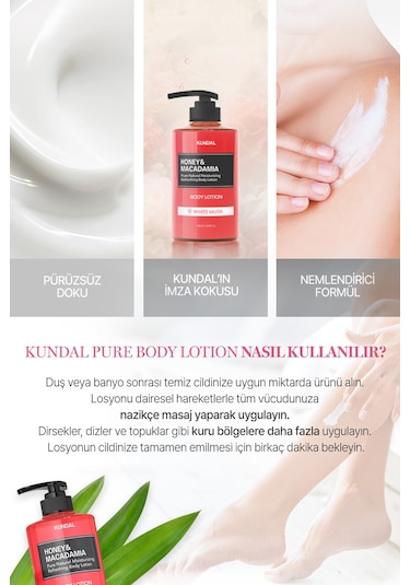Kundal Honey & Macadamia White Musk Pure Body Lotion 500 ML