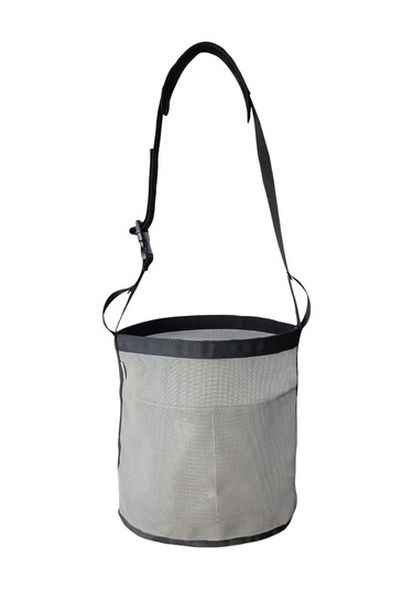 Homyl At Yem Torbası File Nefes Alabilen Güçlendirilmiş Gri Gri