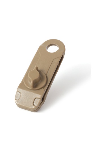 Shineyee Nylon Kamplık Klamberi - Dış Mekan Çadır/perde Tutucu, Güçlü Tutuş, Rüzgar Direnci, Kahverengi, 1 Adet Haki