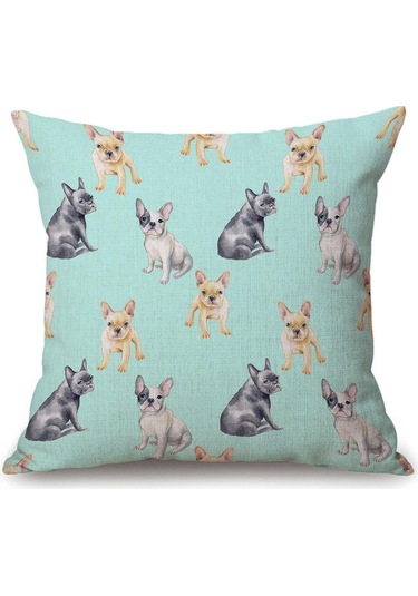 Suntek Kadife Keten Yastık Kılıfı Minder 7-numara-45x45cm