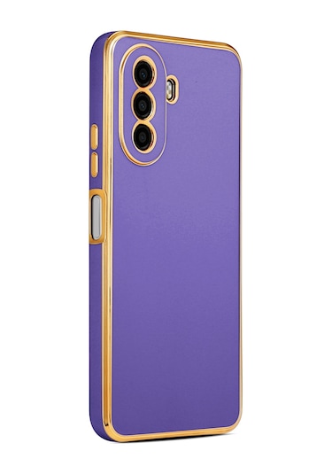 Goocamp Huawei Nova Y70 Kılıf Bark Kapak - Beyaz Beyaz