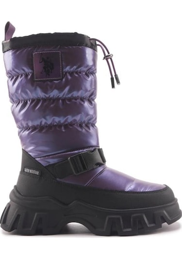 U.s.polo Assn Poretta 4pr Mor Comfort Casual Kız Bot&çizme Mor