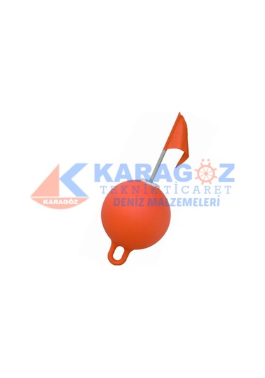 BAYRAKLI YUVARLAK ŞAMANDIRA ÇAP:45 BOY:120CM KALDIRMA:50KG